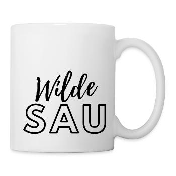 Wilde Sau - Tasse - Weiß - Rechts