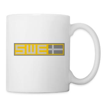 Taktische Flagge Schwedens - Tasse - Weiß - Rechts
