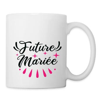 Future Mariée EVJF Enterrement de Vie de Fille - Mug blanc - blanc - Droite