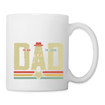 Dad The Man The Myth The Legend - Mug - white - Right