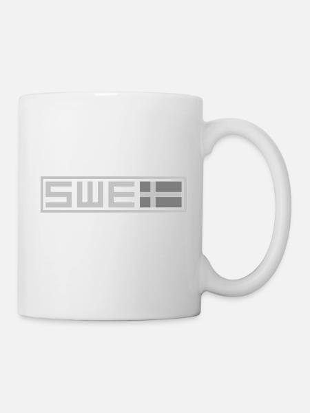 Schwedische Taktik - Tasse - Weiß