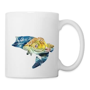 Pêche Pêche Pêcheurs Pêche Hameçons - Mug blanc - blanc - Droite