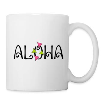 ALOHA - Tasse - Weiß - Rechts