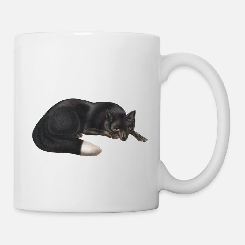 Black fox - Mug - white