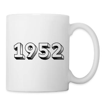 1952 Année de fabrication Idée cadeau - Mug blanc - blanc - Droite