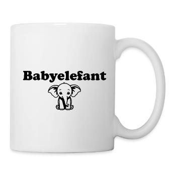 Baby elephant - Mug - white - Right