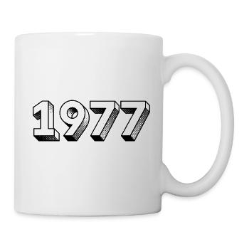 1977 Vintage Year of manufacture Gift idea - Mug - white - Right