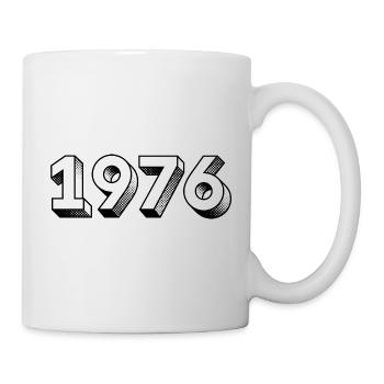 1976 Millésime Année de construction Idée cadeau - Mug blanc - blanc - Droite