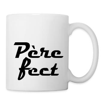 Cadeau papa rigolo père fect - Mug blanc - blanc - Droite