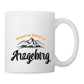 Erzgebirge Heimat - Tasse - Weiß - Rechts