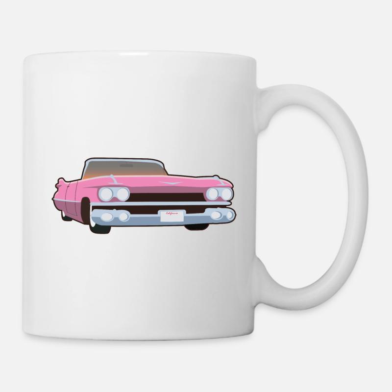 Cadilac Hot Pink - Tasse - Weiß