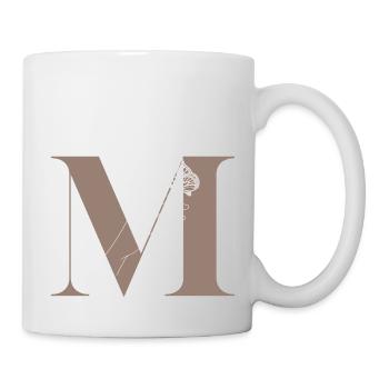 letter m magic butterfly - Mug - white - Right