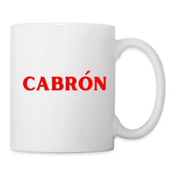 nicht sehr klug oder großartig Spanisch Sprache - Tasse - Weiß - Rechts