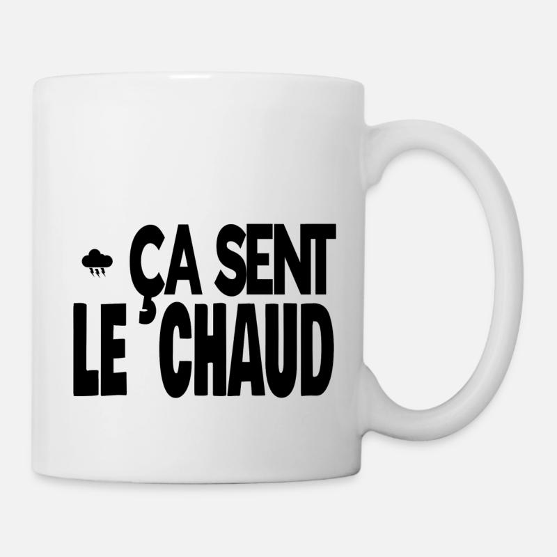 ça sent le chaud - Mug blanc - blanc