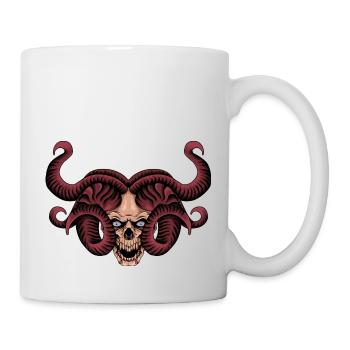 Kranich-Medusa - Tasse - Weiß - Rechts