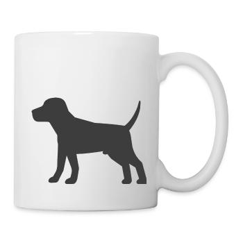 Hund - Tasse - Weiß - Rechts