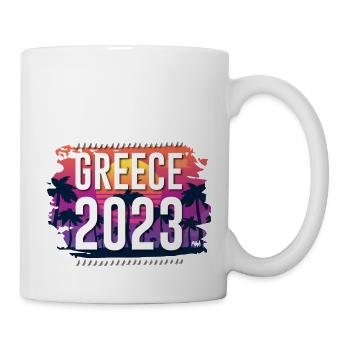 Grèce 2023 - Mug blanc - blanc - Droite