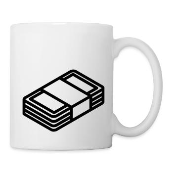 Geld - Tasse - Weiß - Rechts