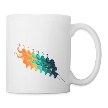 Vintage climbing - Mug - white - Right