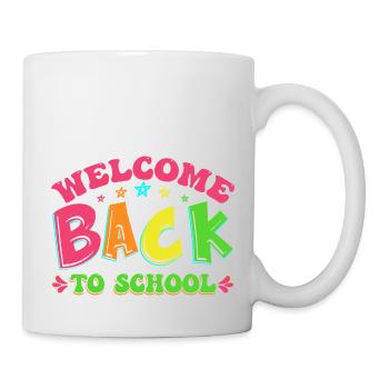 Bienvenue à l’école, la rentrée scolaire commence à s’amuser - Mug blanc - blanc - Droite