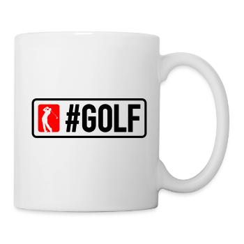 #GOLF - Tasse - Weiß - Rechts