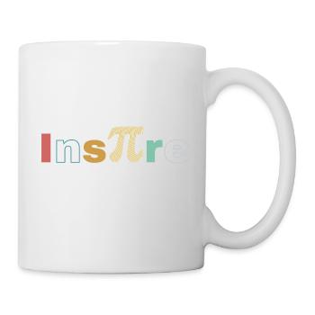 Inspire Pi Day, math lovers, Pi, March 14 - Mug - white - Right