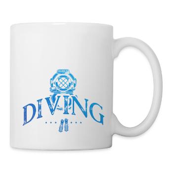 Diving scuba diving - Mug - white - Right