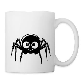 Spinne Spinnen Tiere - Tasse - Weiß - Rechts