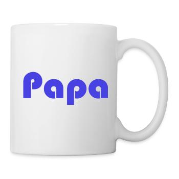 OPA. VATERTAG. ALLES GUTE ZUM GEBURTSTAG OPA. ICH LIEBE DICH. - Tasse - Weiß - Rechts