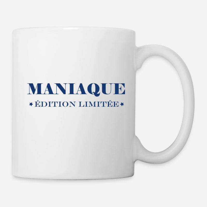 Maniaque - Mug blanc - blanc