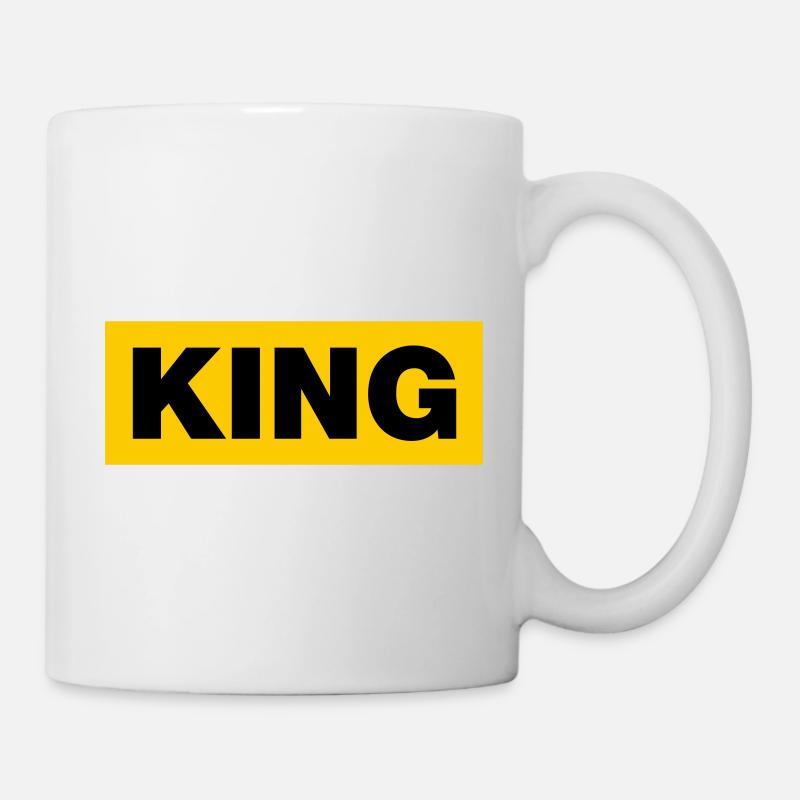 King / 2 Colours - Mug - white