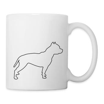Pitbull Contours 1 - Mug - white - Right