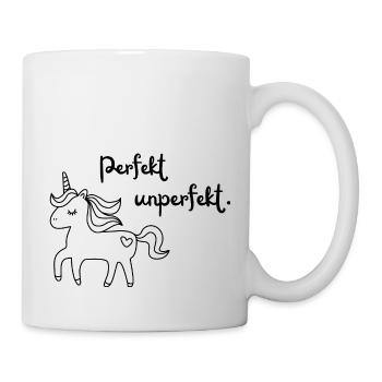 Perfekt unperfekt - Tasse - Weiß - Rechts