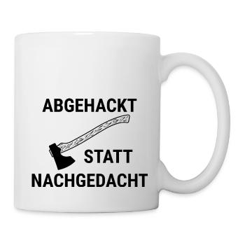 Handwerker Handyman Handwerk Werkzeug Baustelle - Tasse - Weiß - Rechts