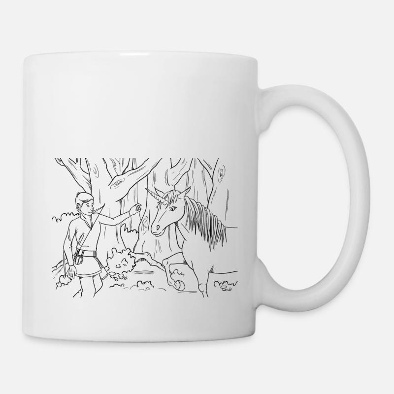 Chasseur de licorne - Mug blanc - blanc