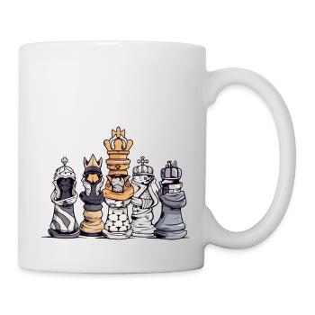 Préparation échiquéenne - Mug blanc - blanc - Droite