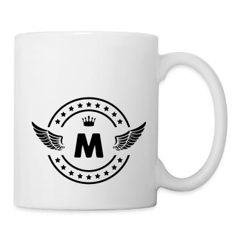 Armoiries M - Mug blanc - blanc - Droite