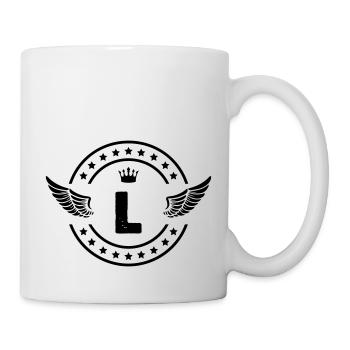 Armoiries L - Mug blanc - blanc - Droite