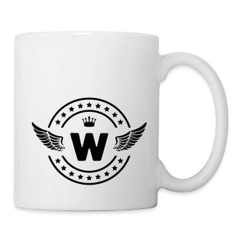 wappen w - Tasse - Weiß - Rechts