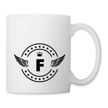 wappen f - Tasse - Weiß - Rechts