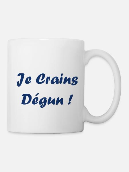 Je crains dégun - Mug blanc - blanc