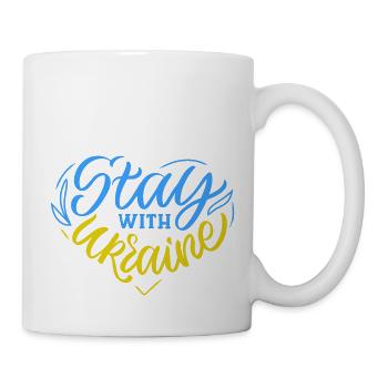 Valeewear - Solidarité avec l’Ukraine - Mug blanc - blanc - Droite