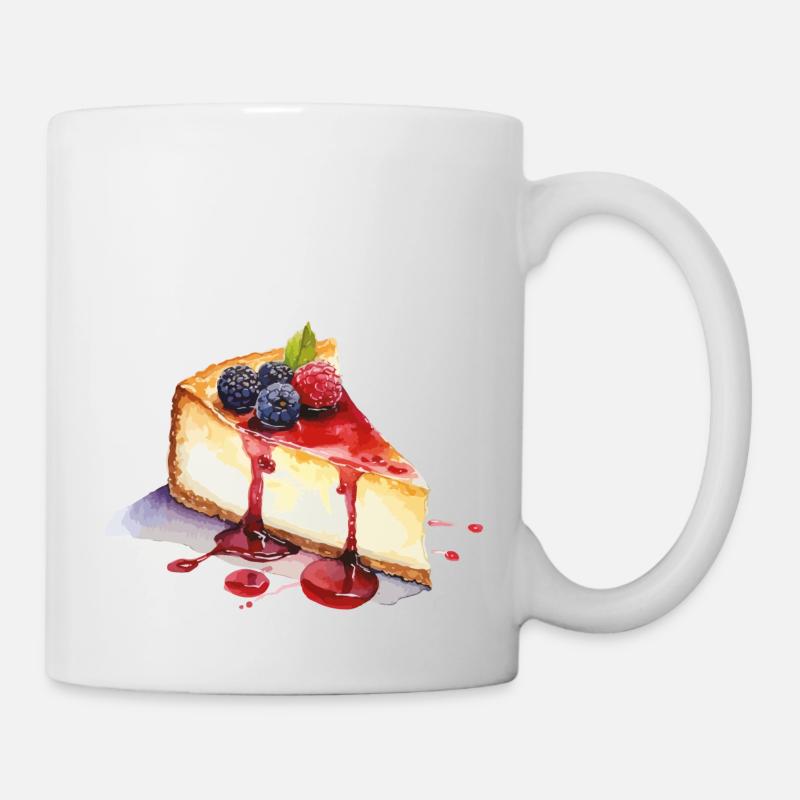 käsekuchen - Tasse - Weiß