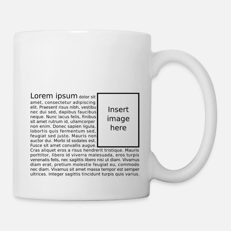 Lorem Ipsum - Tasse - Weiß