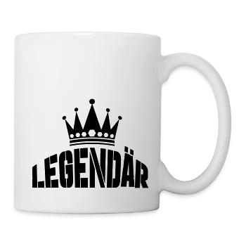 legendär - Tasse - Weiß - Rechts
