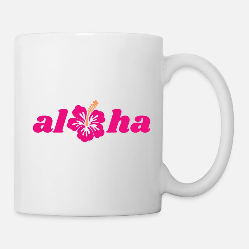 Aloha - Tasse - Weiß