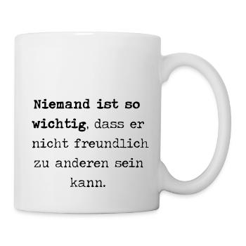 freundlich - Tasse - Weiß - Rechts