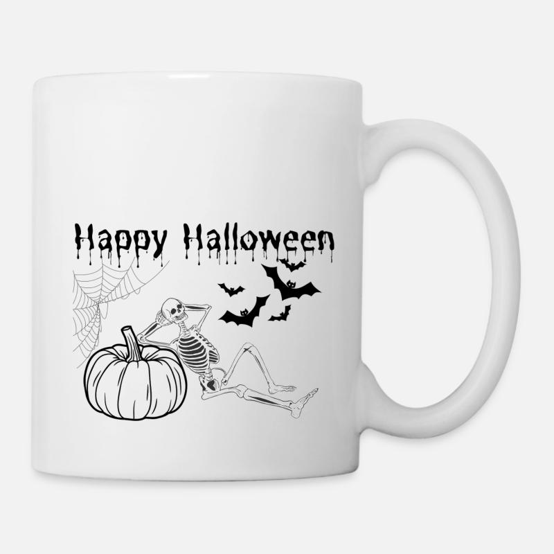 Happy Halloween 1 - Tasse - Weiß