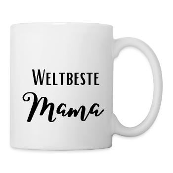 Weltbeste Mama - Tasse - Weiß - Rechts