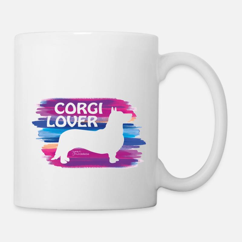 Pembroke Welsh Corgi - Tasse - Weiß